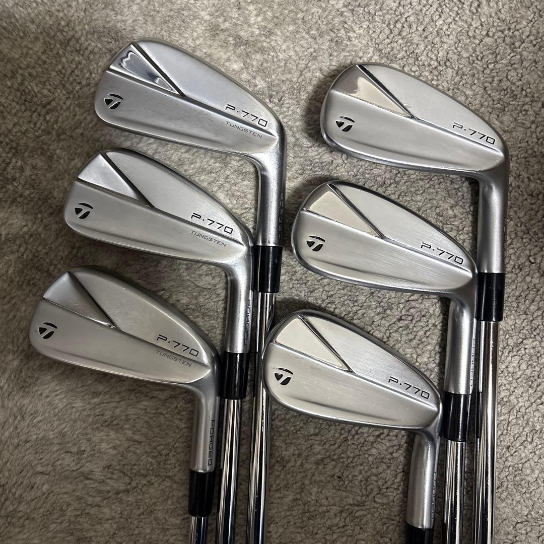 テーラーメイドアイアンP770 2023 projectx 6.0 カスタム品