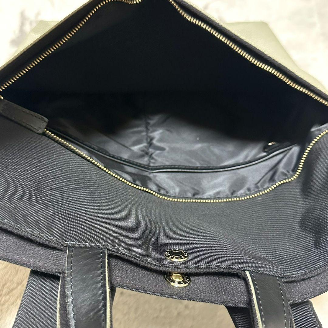 【極美品】TOPKAPI スコッチグレイン バイカラー A4 グリーングレー