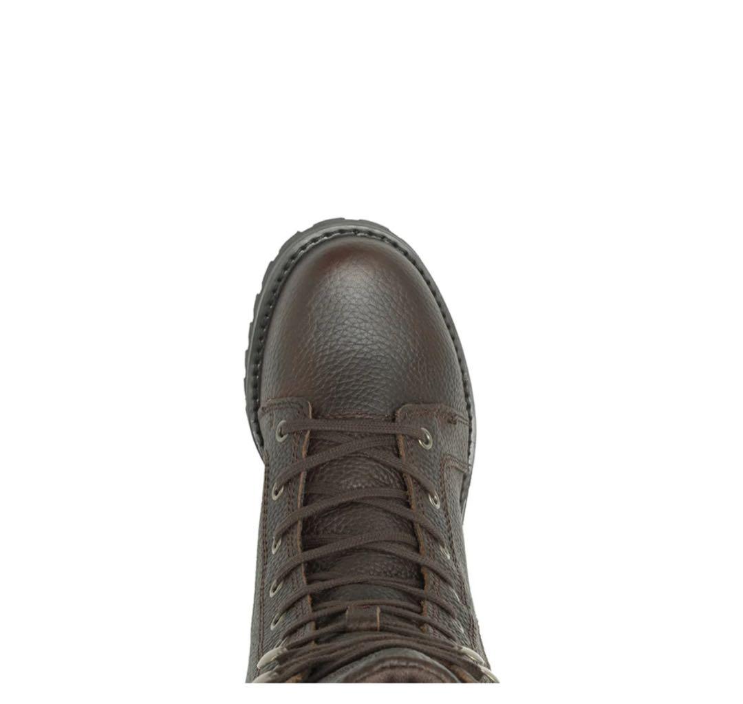 ハーレーダビッドソン　ダークブラウンレザーエンジニアブーツ　レディース