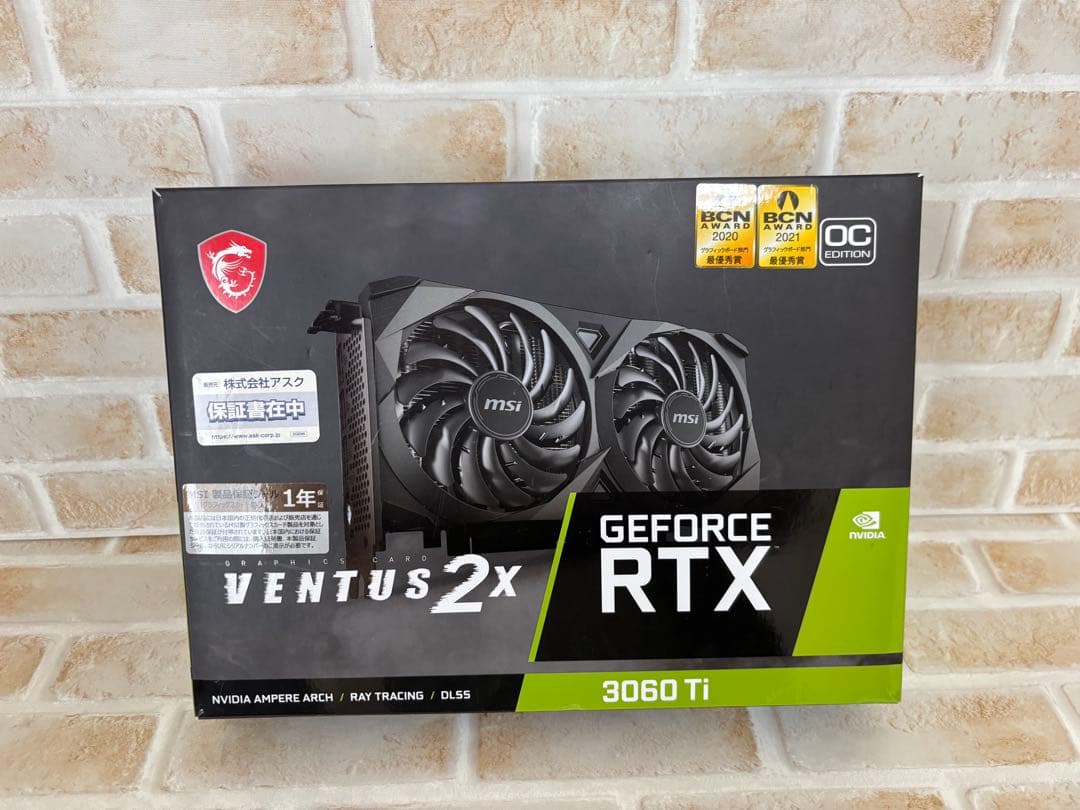 【箱あり・美品】MSI GeForce RTX 3060 Ti Ventus