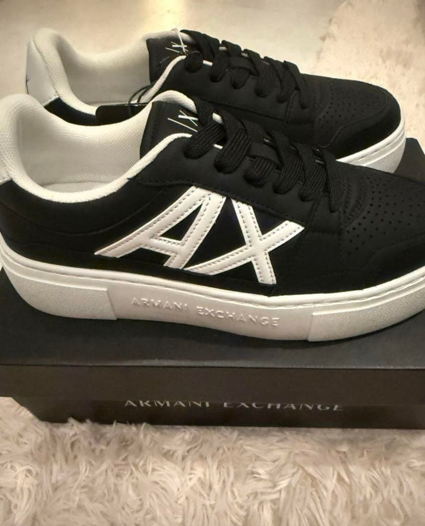 ARMANI Exchange アルマーニ　厚底スニーカー　38インチ　箱付