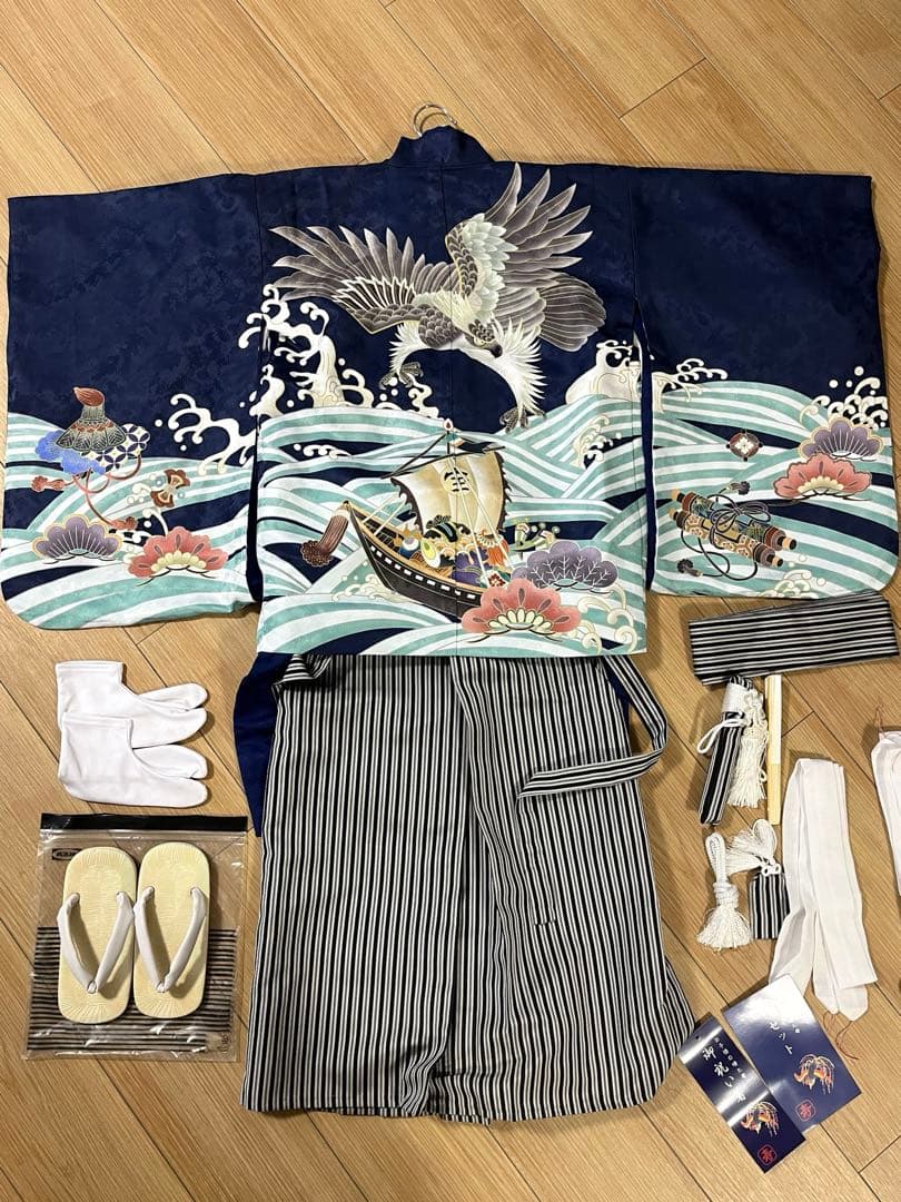 七五三用着物セット 5歳　男の子