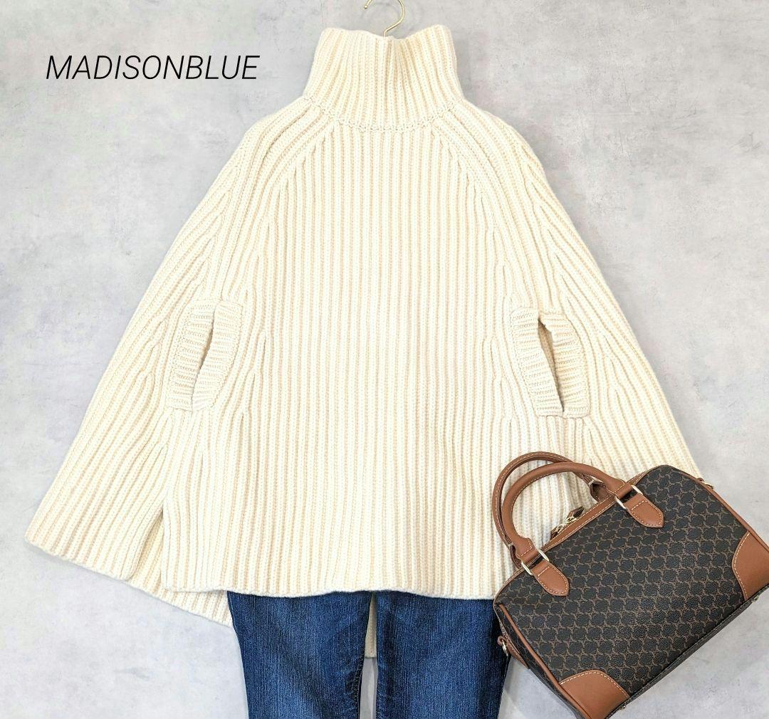 マディソンブルー ニットポンチョ MADISONBLUE - メルカリ