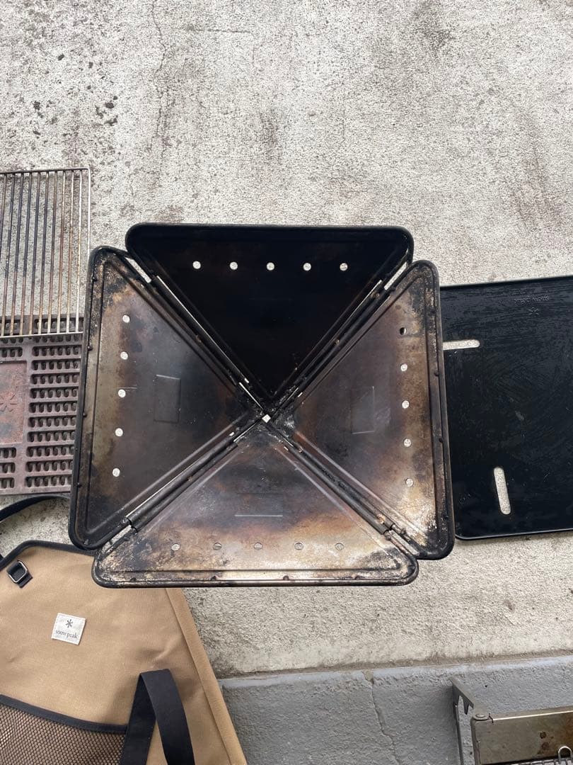 スノーピーク snow peak 焚き火BBQセット ユニフレーム ロストル