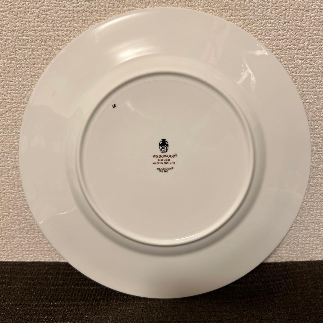 ウェッジウッド　ユーランダー　パウダーターコイズ　ディナープレート　22.5cm