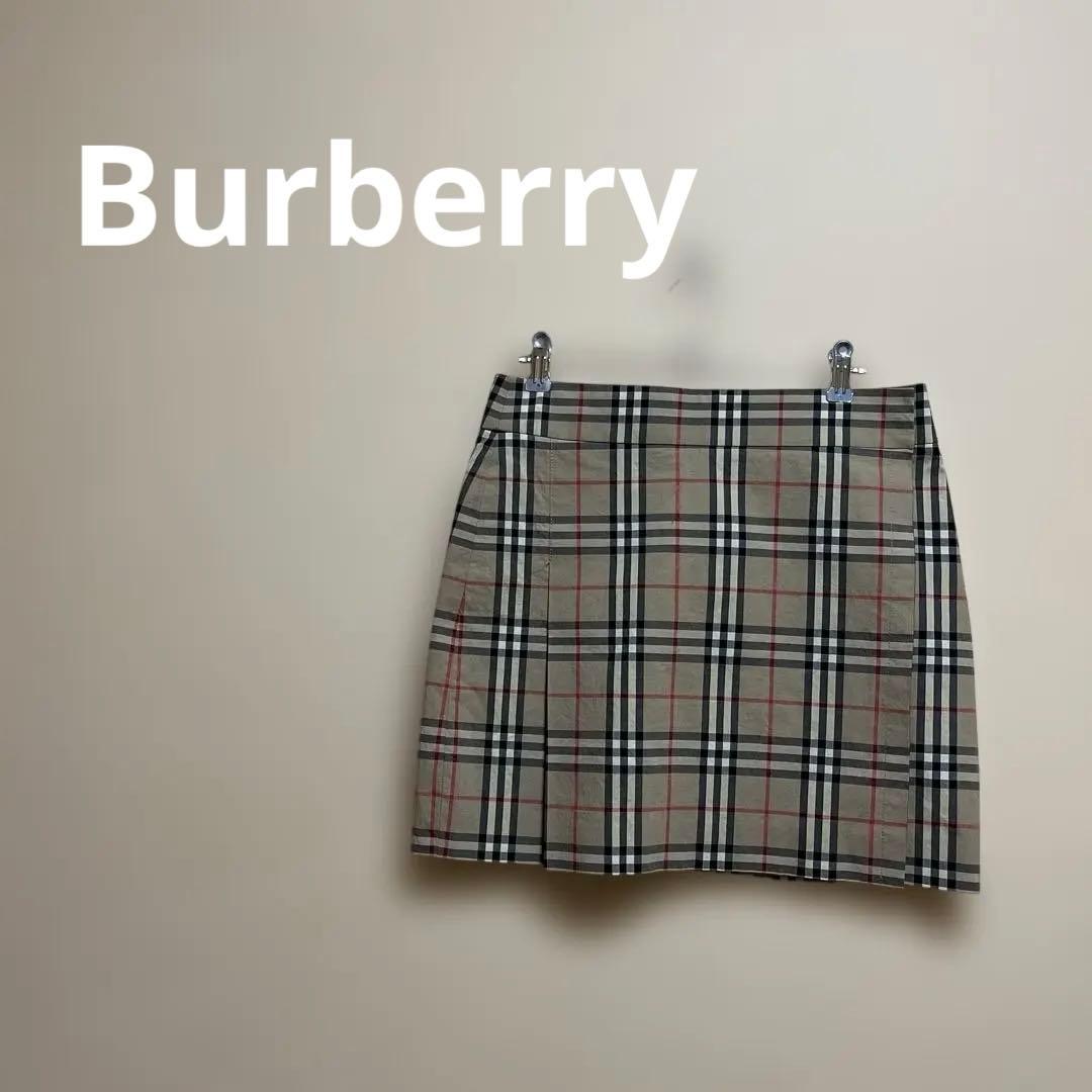 美品　バーバリー　ノバチェック　定番　巻スカート　安室奈美恵　ゴルフ