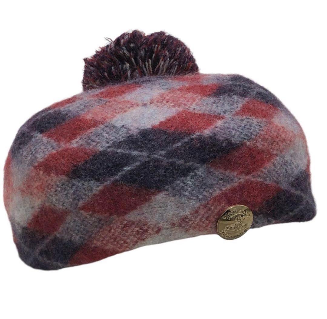 美品✨ヴィヴィアンウエストウッド ベレー帽 ニット帽 オーブ 値下げ可能！