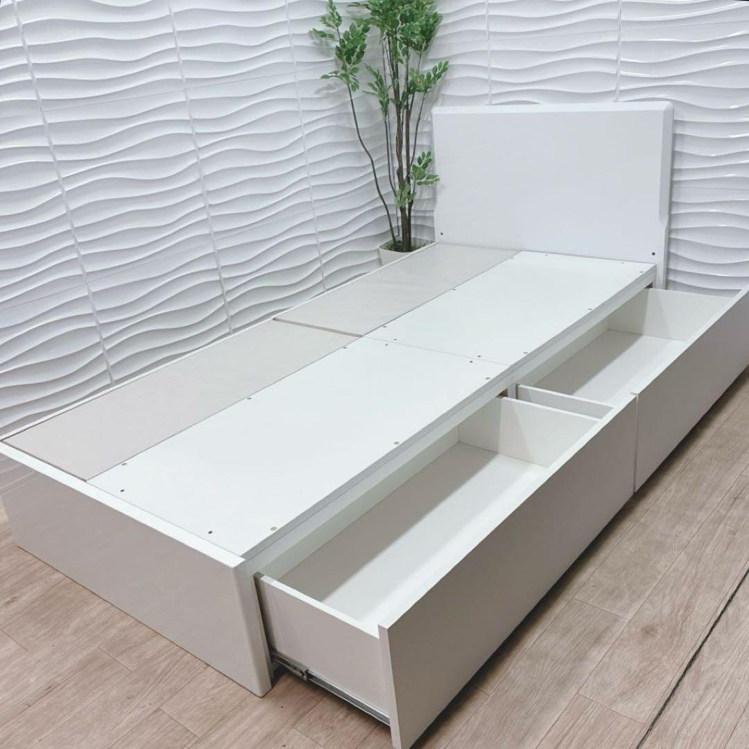 ◇大阪府 神戸市 配達料無料！NITORI◇ベッドフレーム◇シングル◇収納