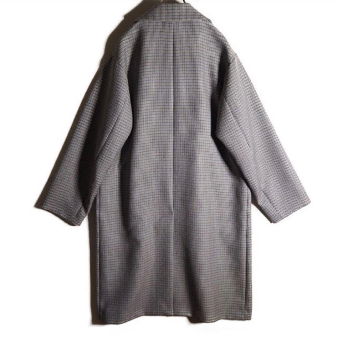 美品 AURALEE 19AW DOUBLE FACE CHECK コート