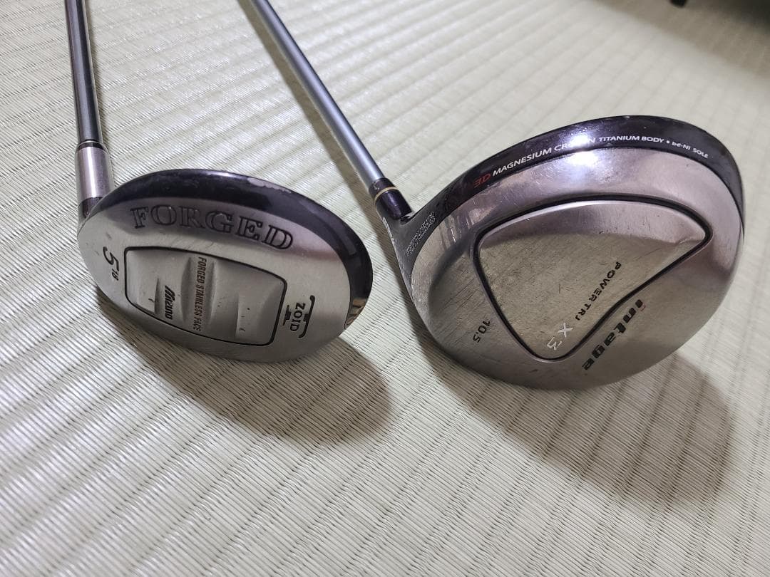 ミズノ13本フルセット（キャディバッグ付き）