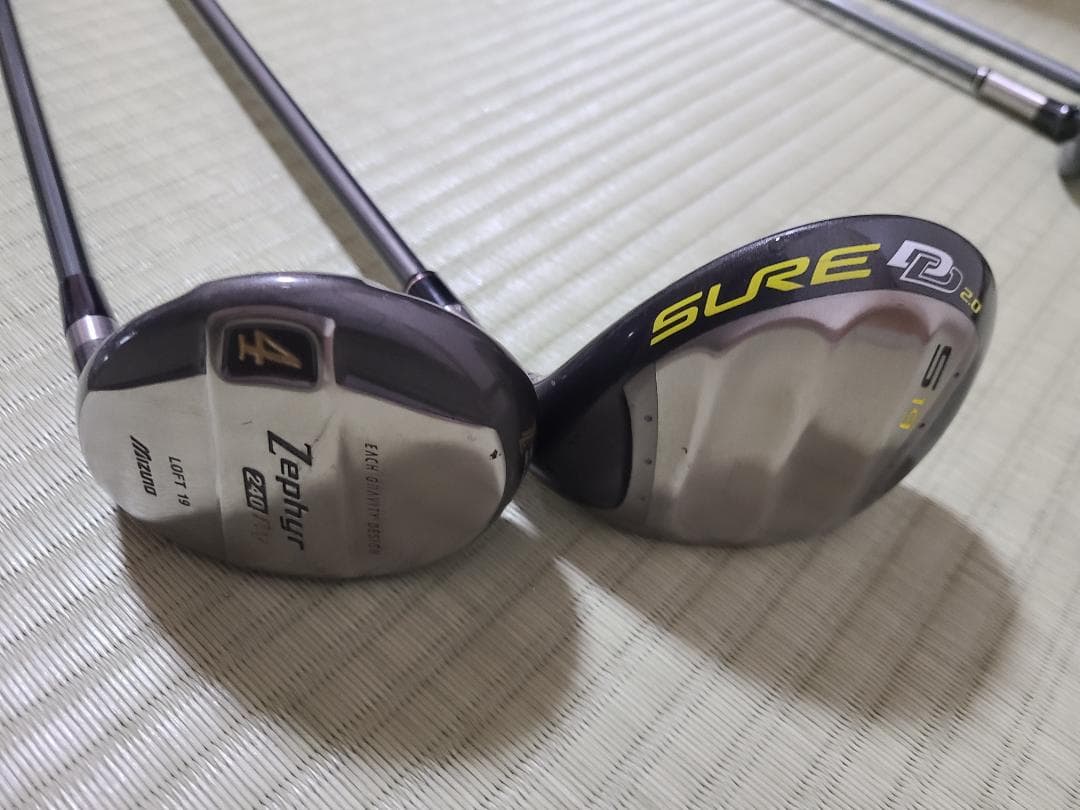 ミズノ13本フルセット（キャディバッグ付き）