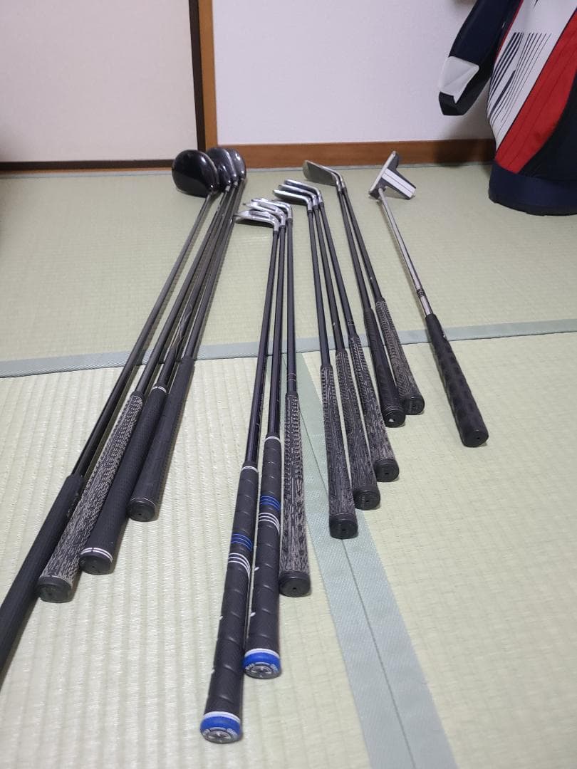 ミズノ13本フルセット（キャディバッグ付き）