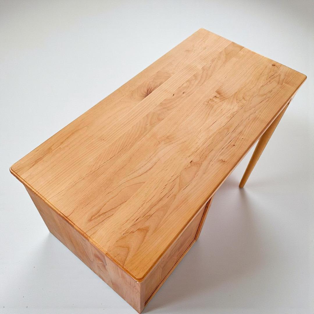 美品 モモナチュラル コモ 机のみ 幅90 無垢 アルダー材 - メルカリ