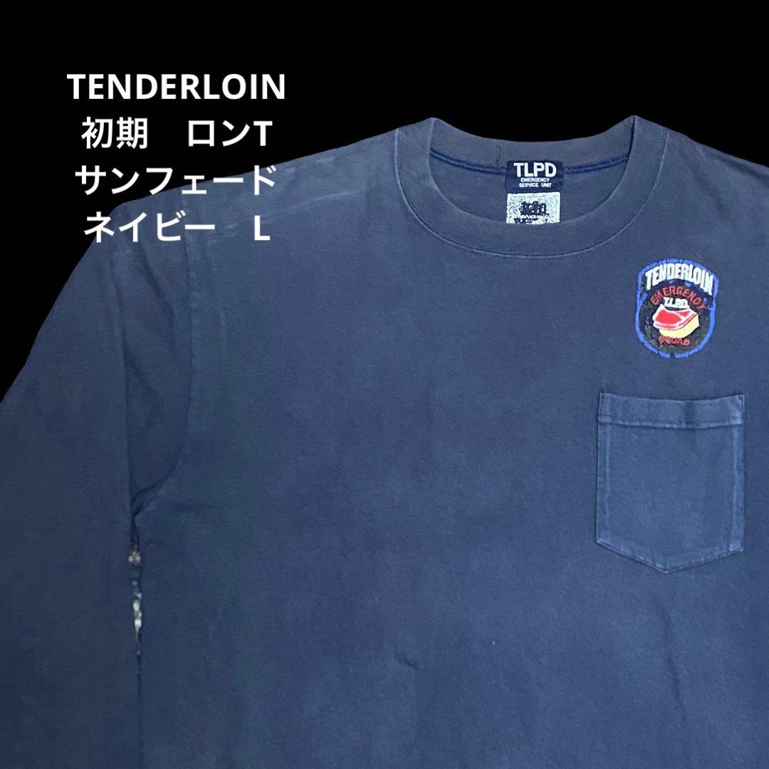 rare 初期 Tenderloin プリントT 紺 S archive