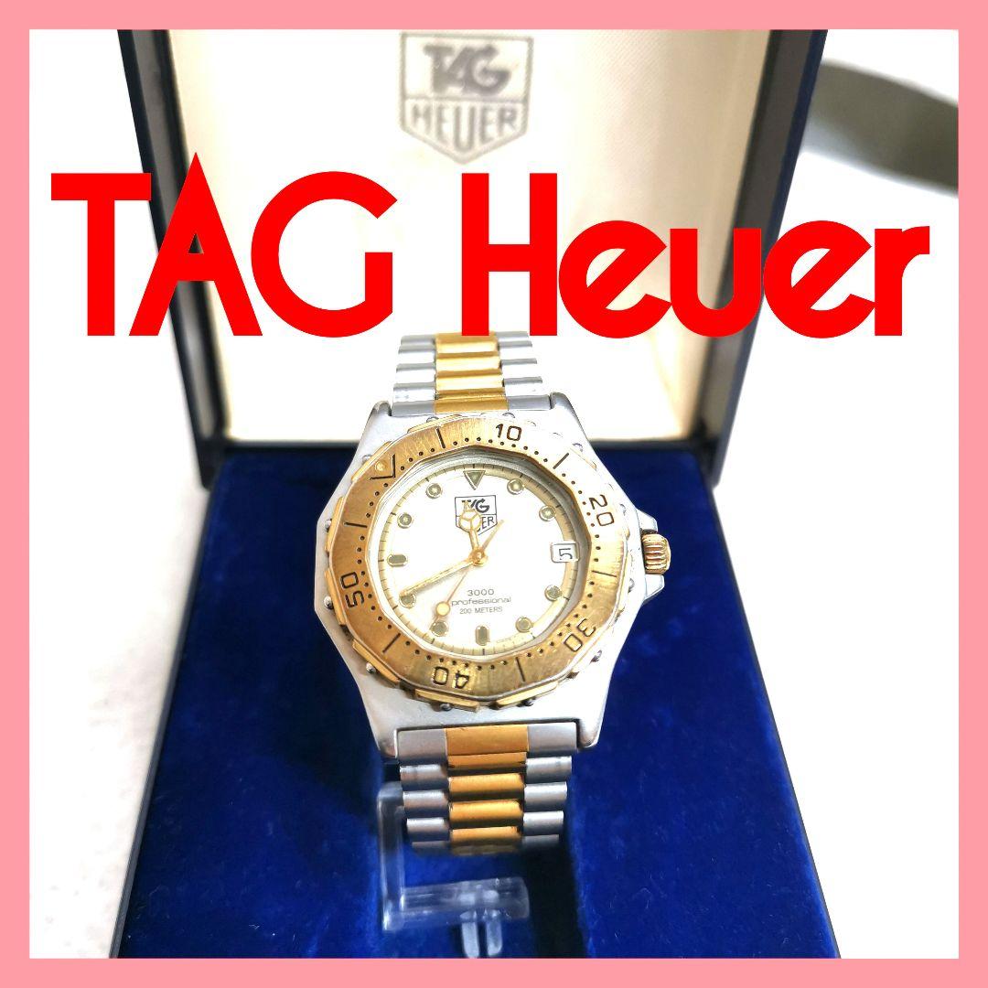 希少】3000プロフェッショナルタグホイヤーコンビ デイト メンズ腕時計