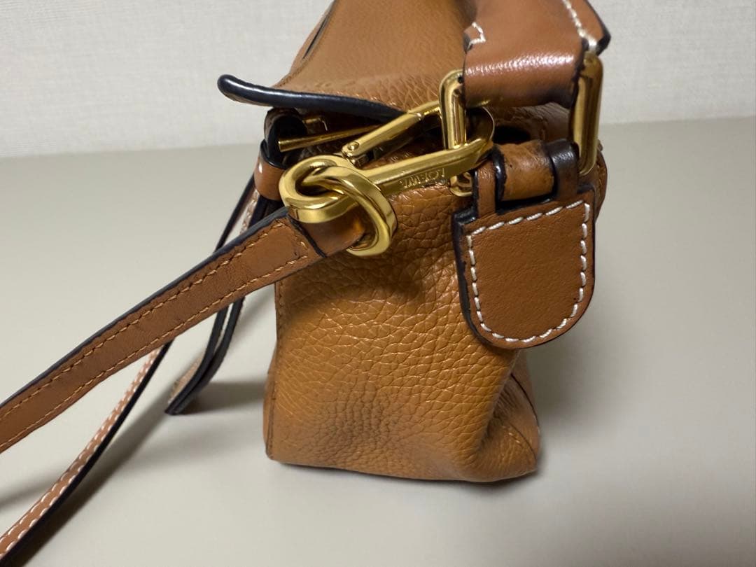 LOEWE ロエベ　パズルバッグ　ミニ　タン