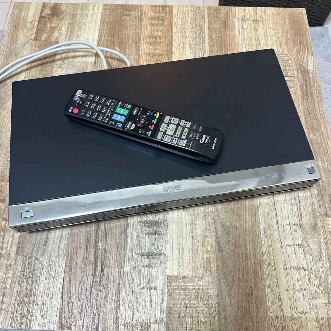 SHARP AQUOS ブルーレイレコーダー BD-W550 - メルカリ
