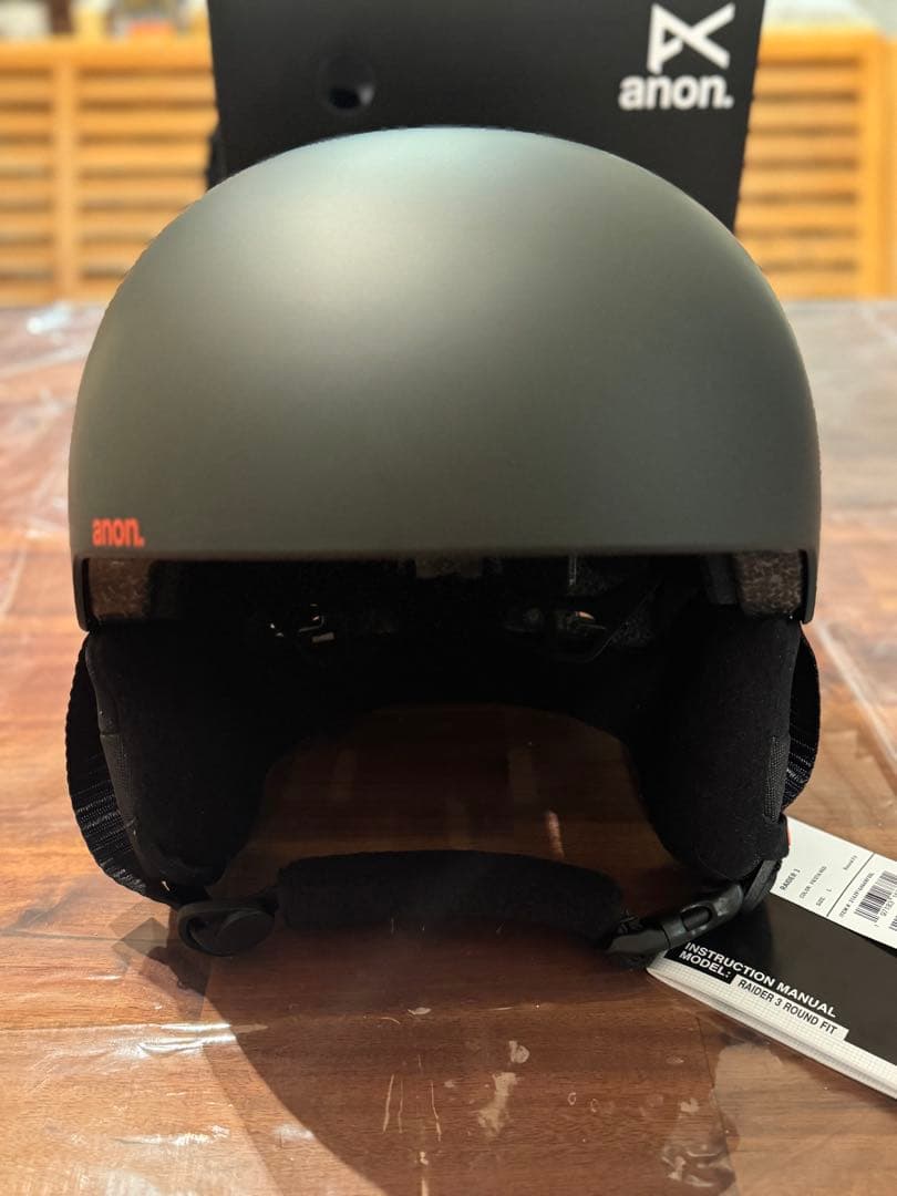 25-26 Anon レイダー 3 ラウンドフィット ヘルメット