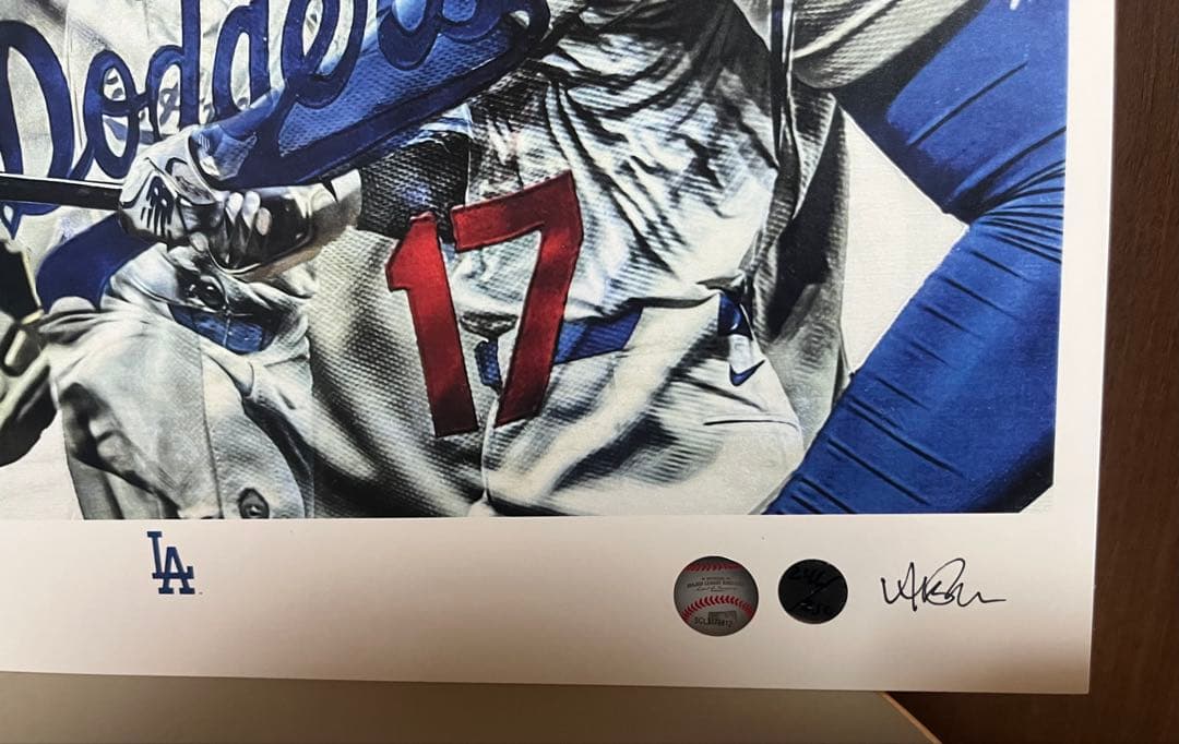 250枚限定】大谷翔平×Lauren Taylor 50/50 ポスター