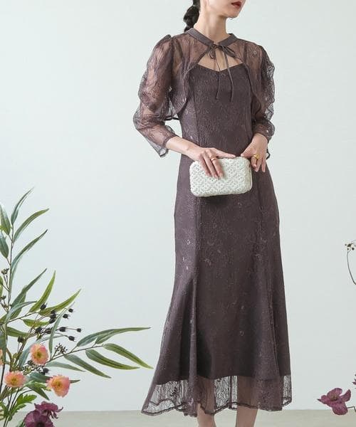 極美品 kana カナ 3way レースボレロセット ドレス М オケージョン