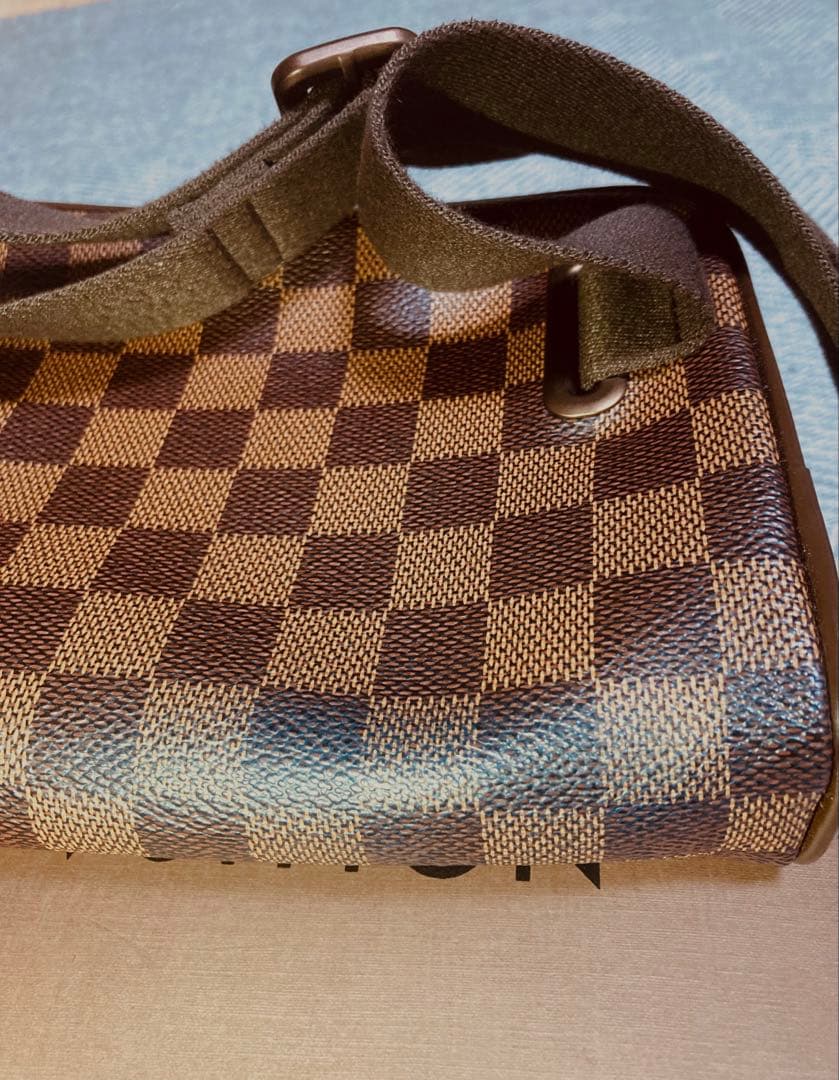 雪華　ルイヴィトン ダミエ ブルックリン ウエストバッグ N41101