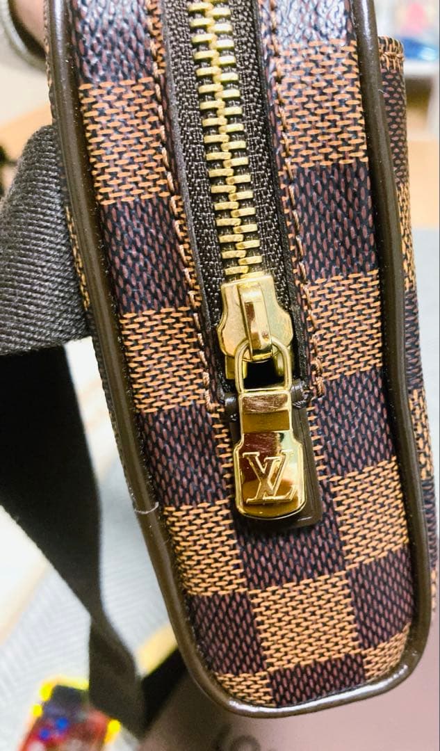 雪華　ルイヴィトン ダミエ ブルックリン ウエストバッグ N41101