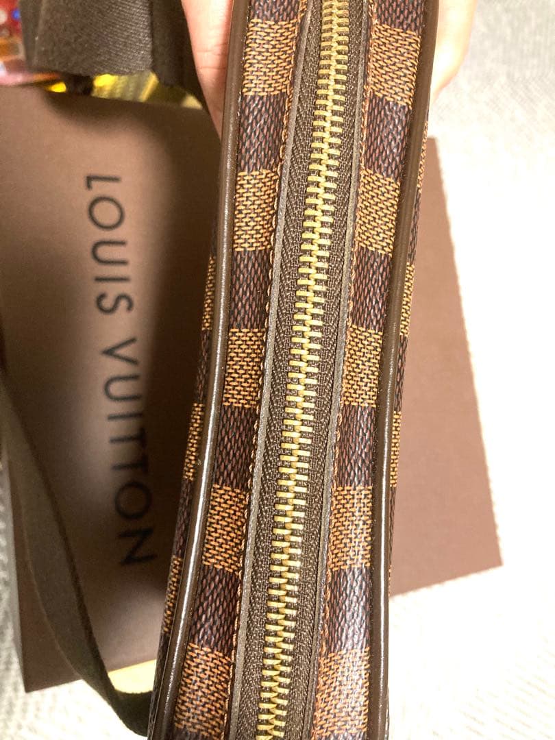 雪華　ルイヴィトン ダミエ ブルックリン ウエストバッグ N41101