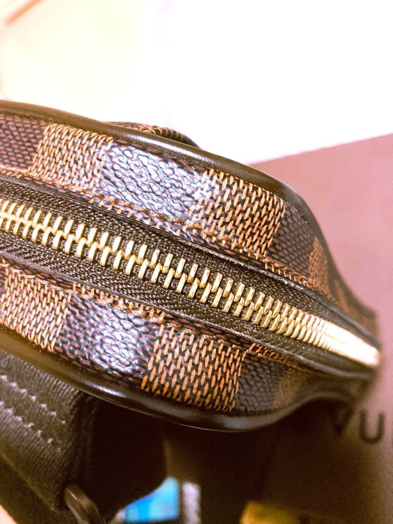 雪華　ルイヴィトン ダミエ ブルックリン ウエストバッグ N41101