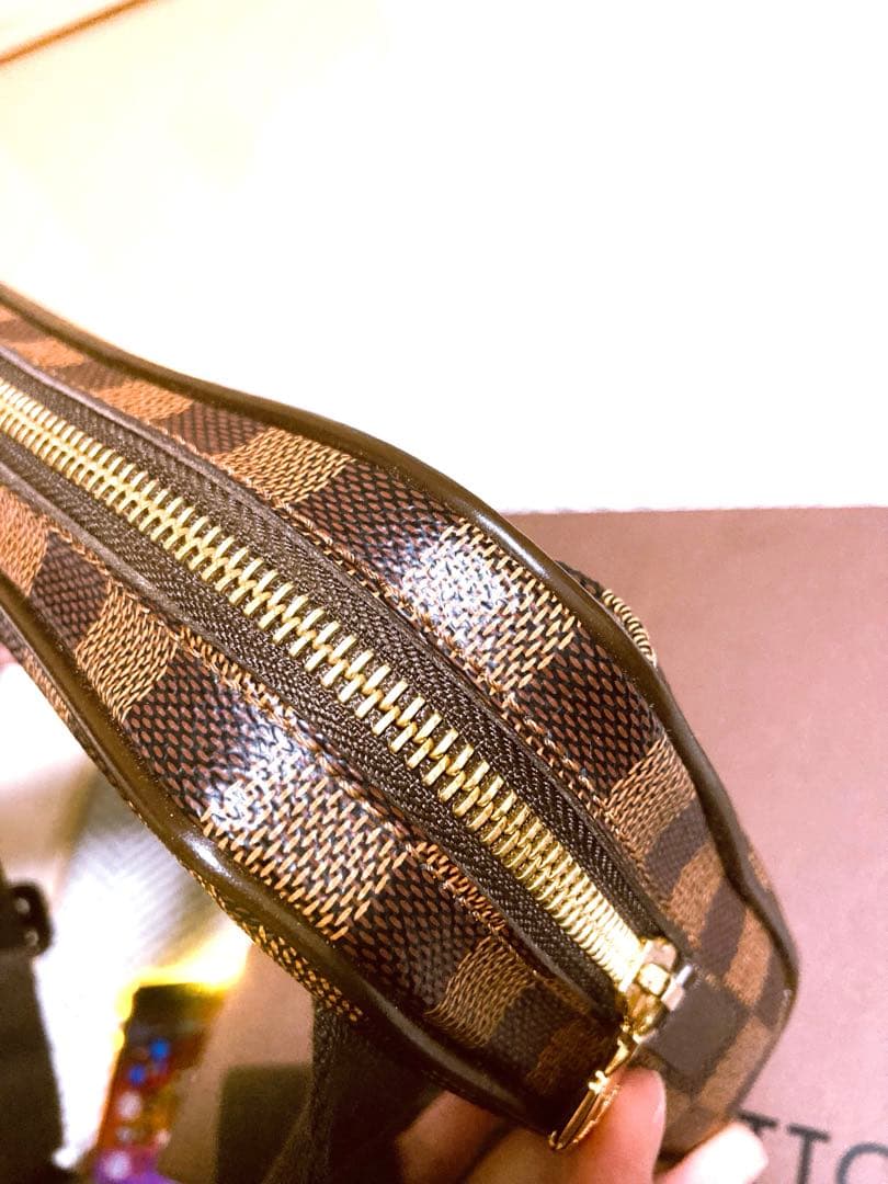 雪華　ルイヴィトン ダミエ ブルックリン ウエストバッグ N41101