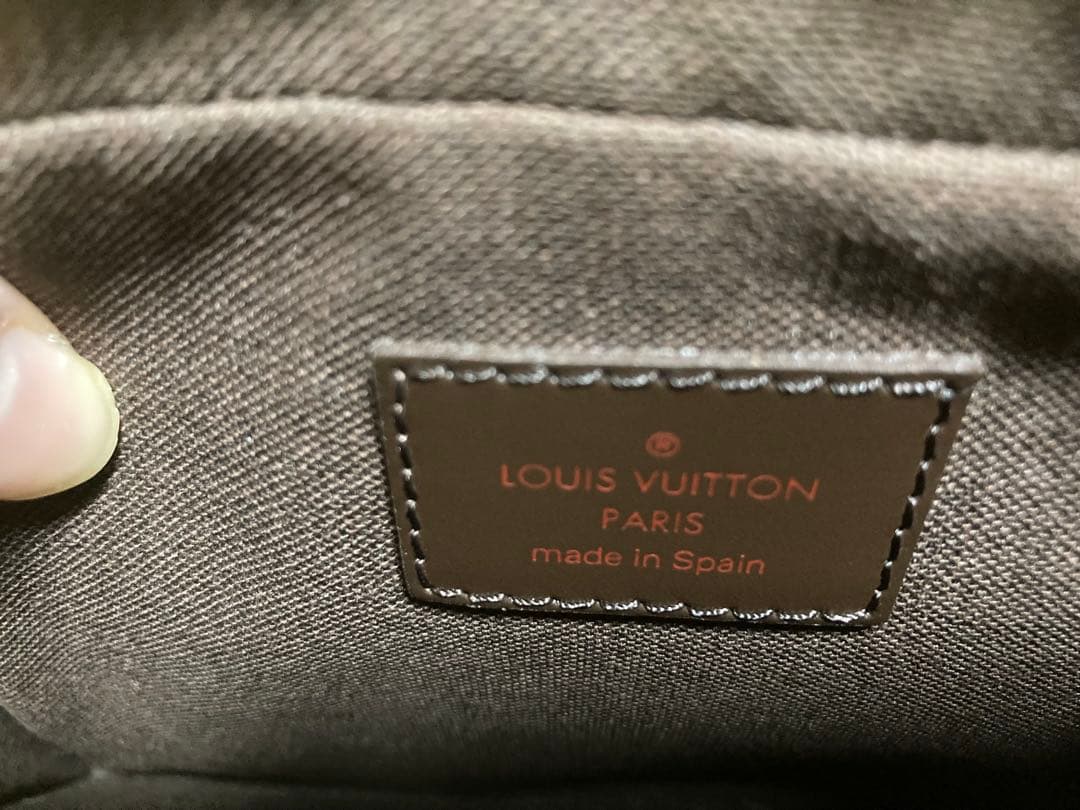 雪華　ルイヴィトン ダミエ ブルックリン ウエストバッグ N41101