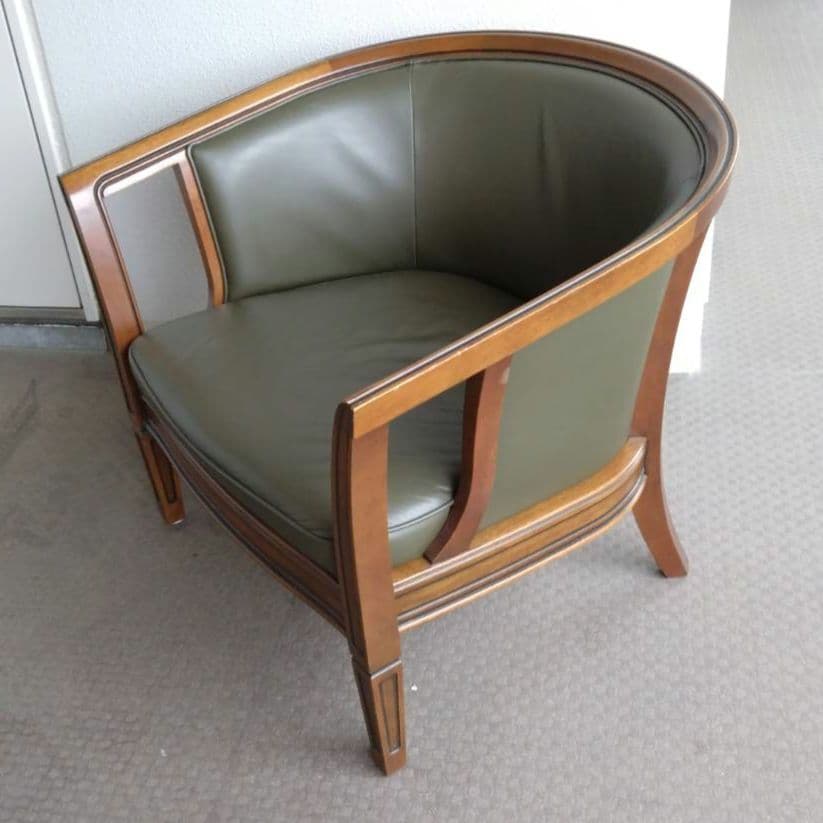 maruniマルニ本革地中海ロイヤルシャルル1人掛け □maruni マルニ