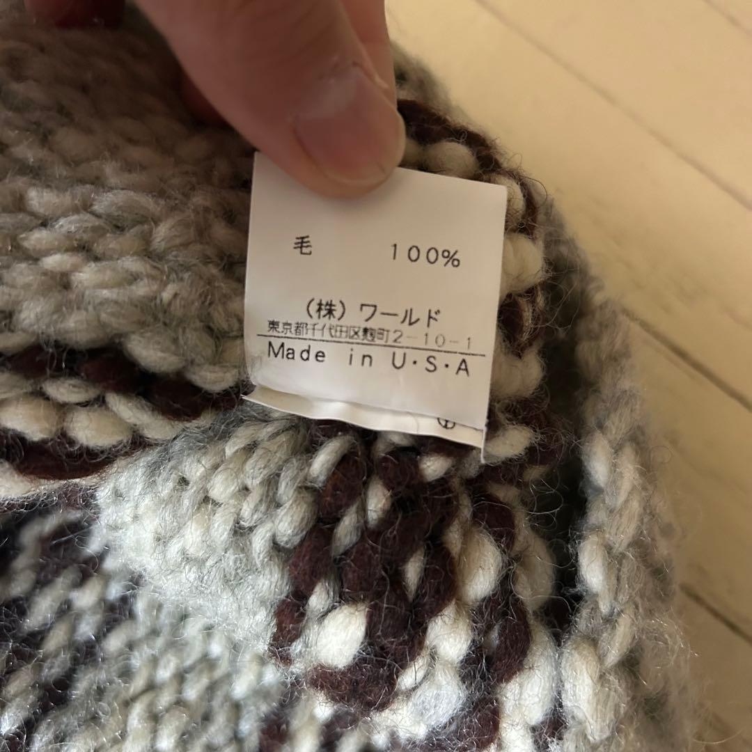 希少 サンダーバード カウチン USA製 90s 00s アルミジップ ラグラン