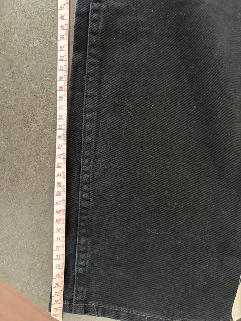 Levi's ブラック　デニムジャケット&パンツ