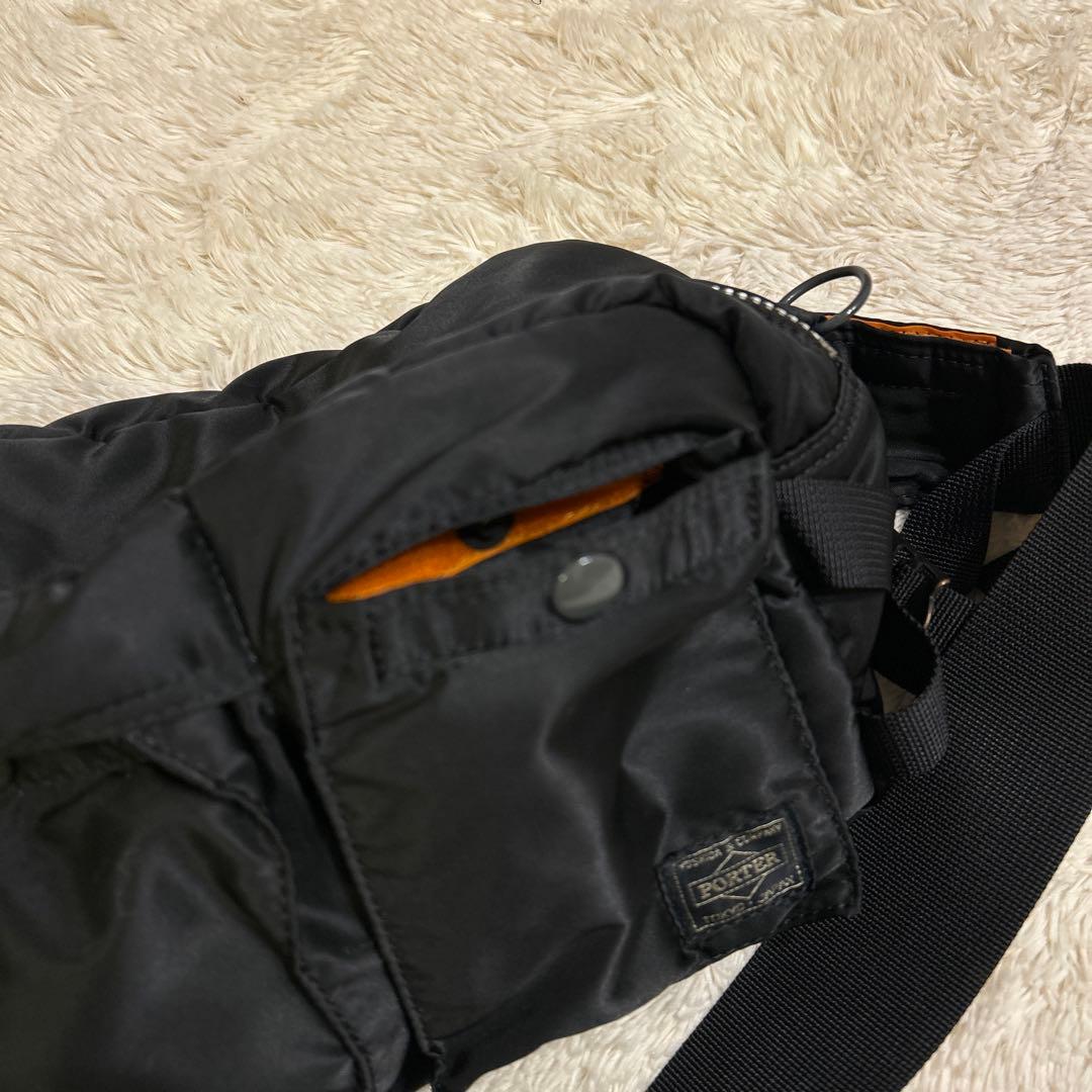 【廃盤希少美品】PORTER タンカーウエストバッグボディバッグ 黒 ブラック