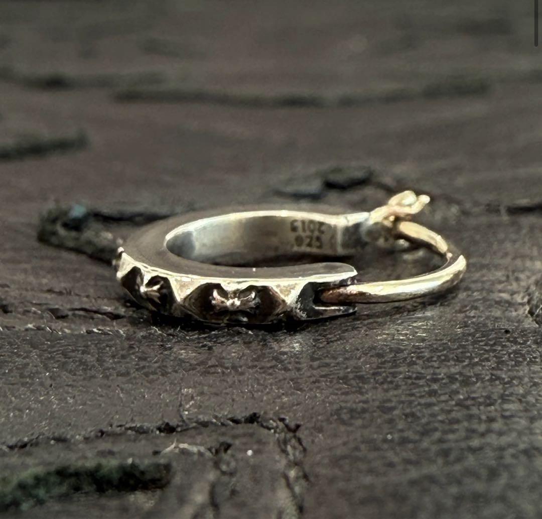 【新品未使用品】 クロムハーツ タイニーTFPパンクフープピアス 片耳