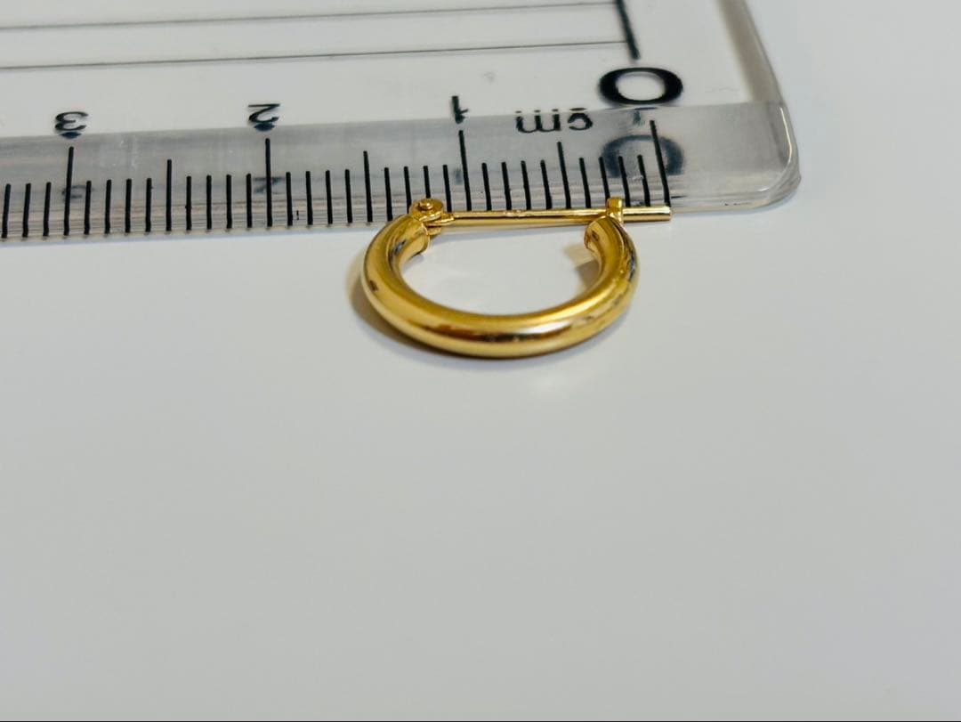 【K18 フープピアス　片耳用】