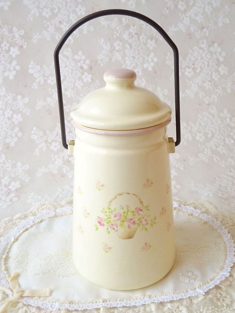 イマン　ローズバスケット　ミルクポット　マニーローズ