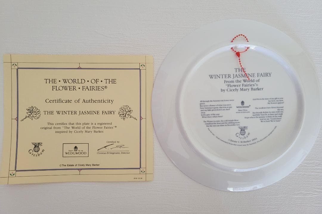 シシリー メアリー バーカー フラワーフェアリーズ 約20㎝絵皿 7枚