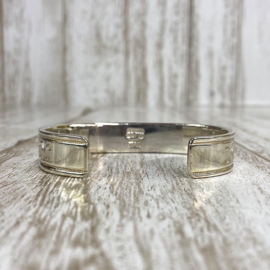 ra-2321) アリゾナフリーダム 頭金イーグル 唐草 スタンプ バングル