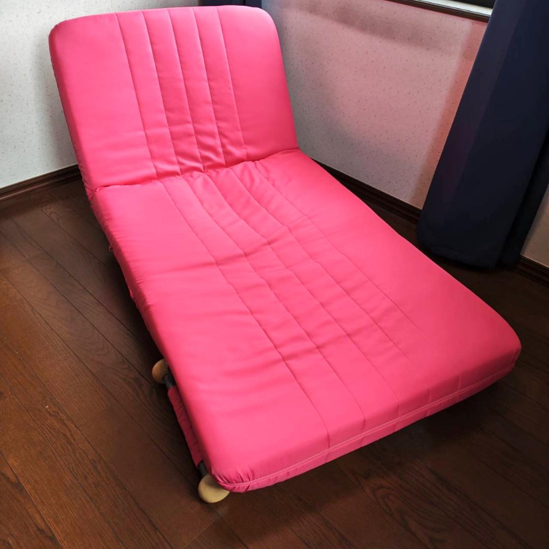 直接引き取り可：ニッセン製　フロアソファベッド(シングル)