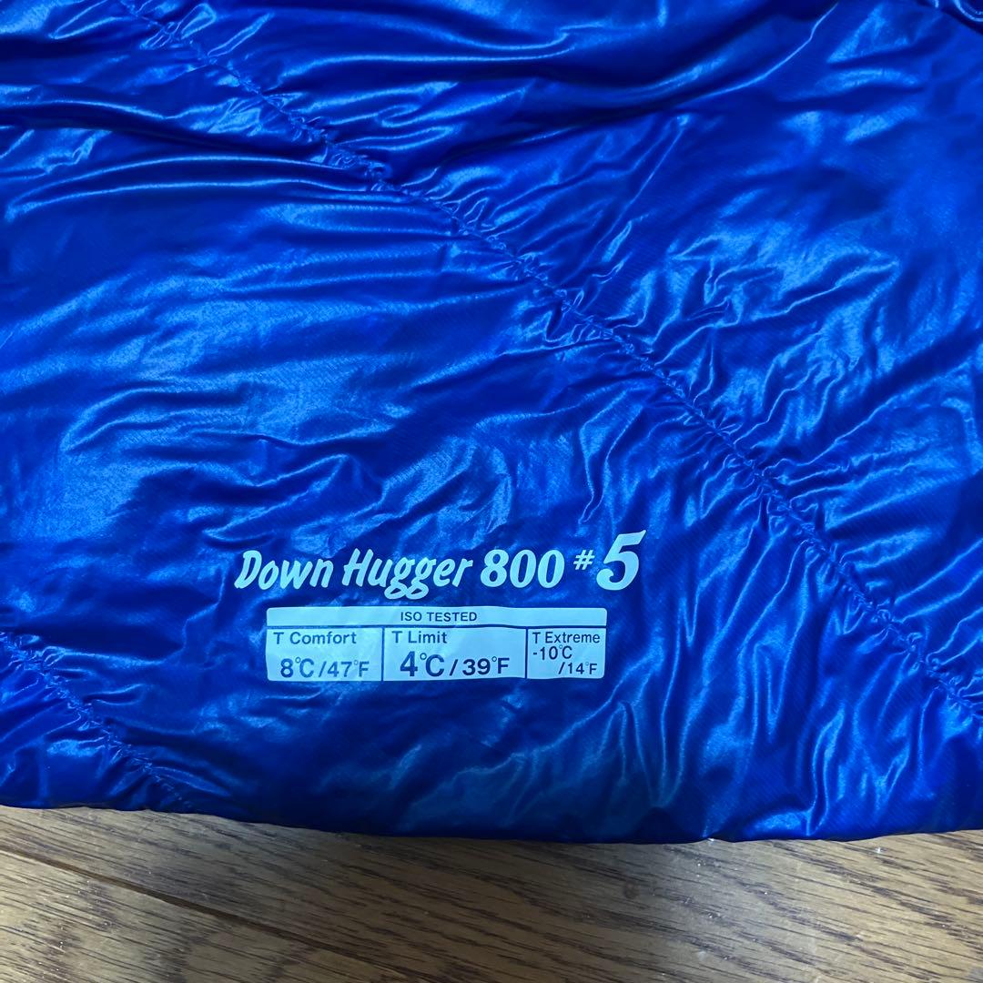 Down Hugger 800 #5 寝袋・シュラフ 青