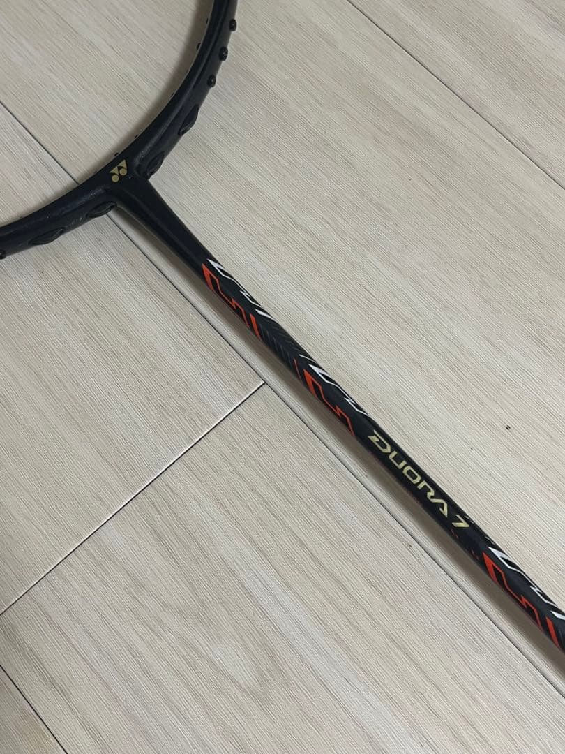 YONEX デュオラ7 バドミントンラケット ブラック バドミントンラケット