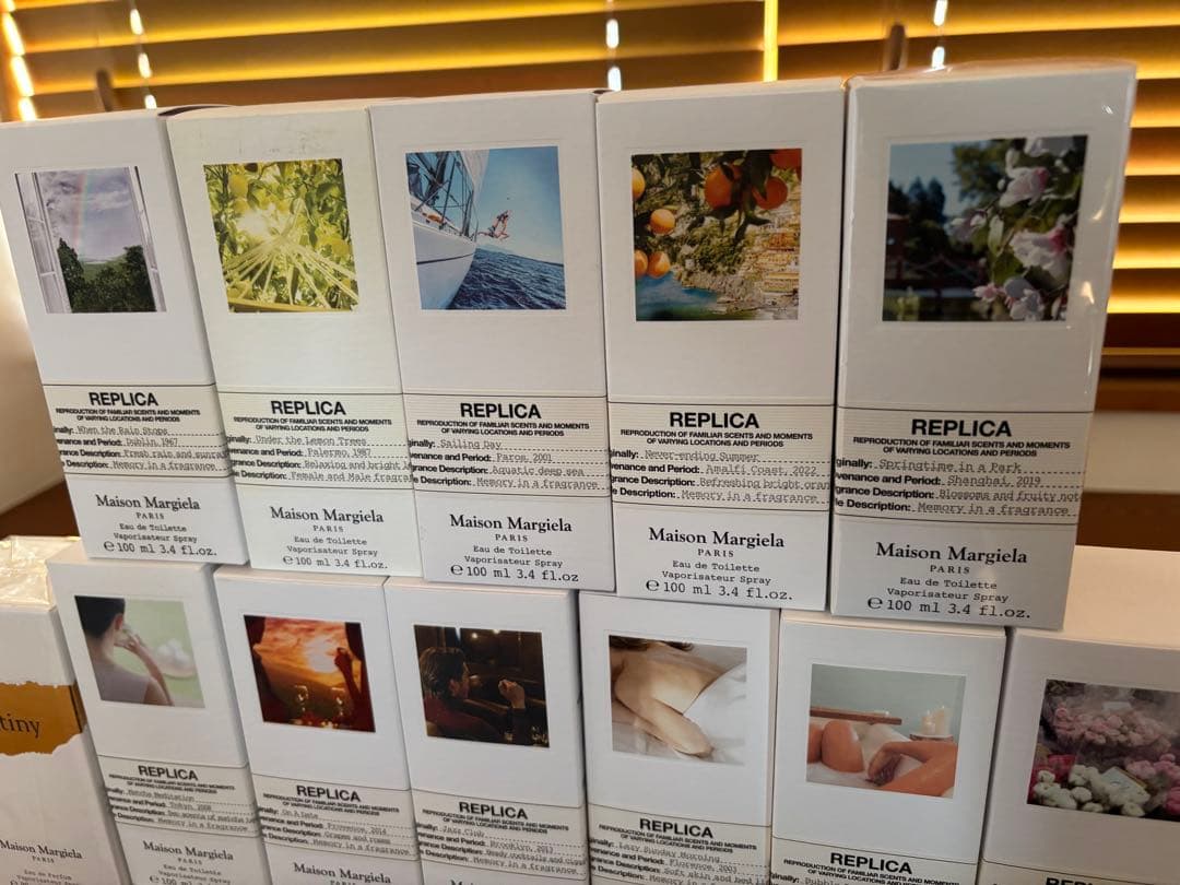 メゾンマルジェラ【香水空瓶19本セット】14種類 100ml 日本語シール付