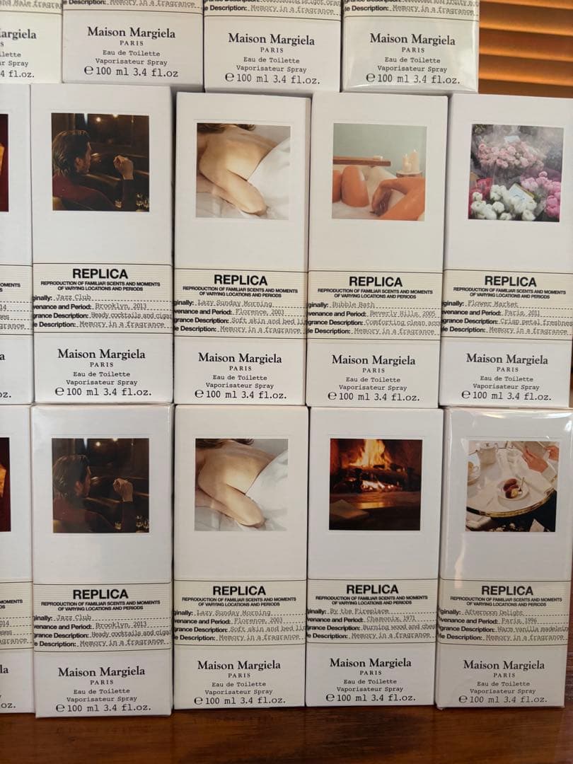 メゾンマルジェラ【香水空瓶19本セット】14種類 100ml 日本語シール付