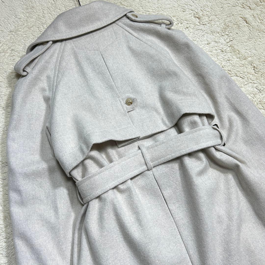 foufou フーフー ウールトレンチコート Rafine ライトグレー