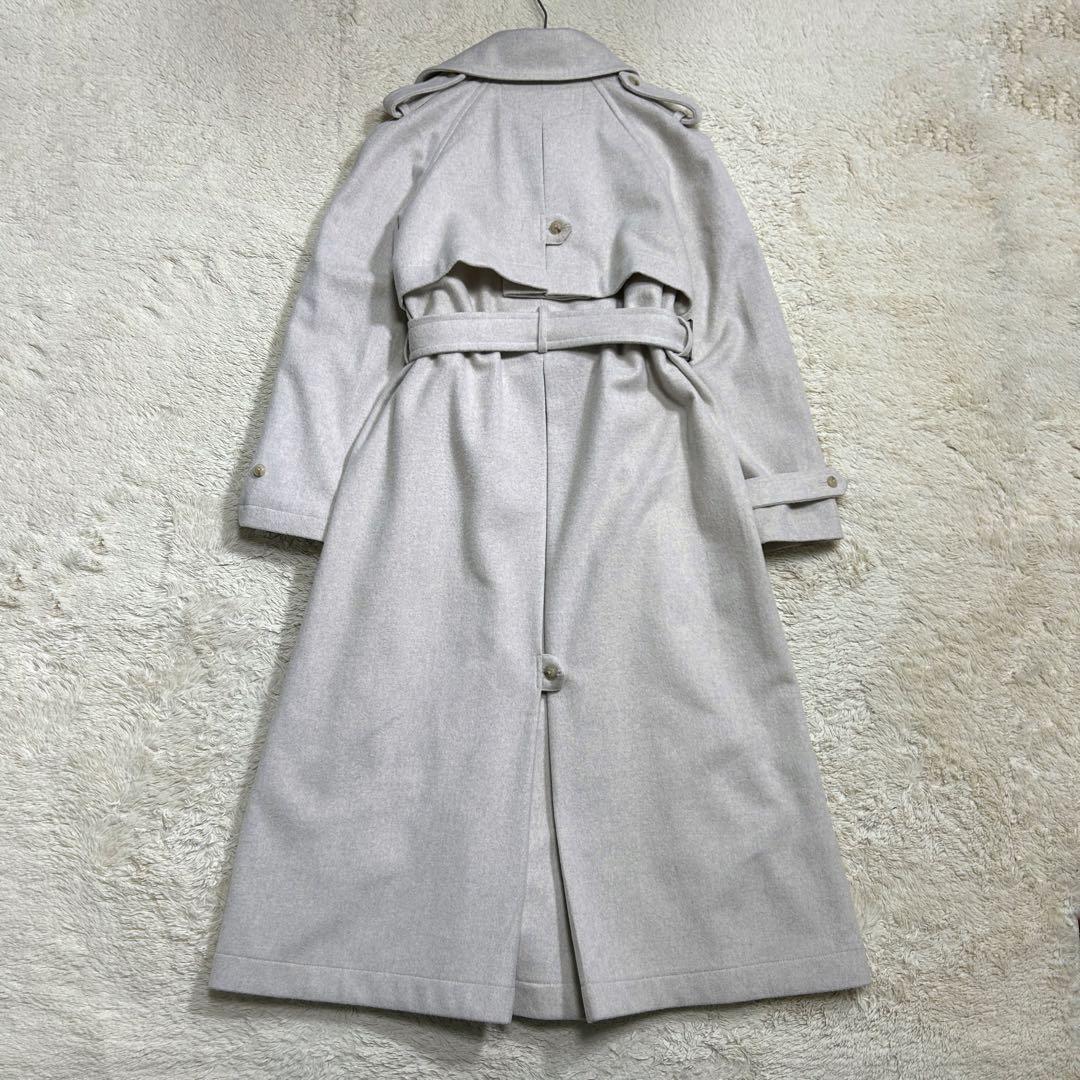 foufou フーフー ウールトレンチコート Rafine ライトグレー