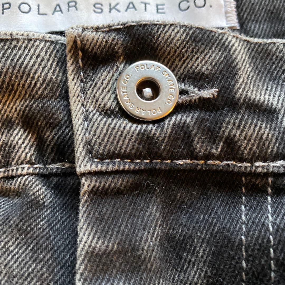POLAR SKATE CO. グレー ワイドレッグデニム 中古品