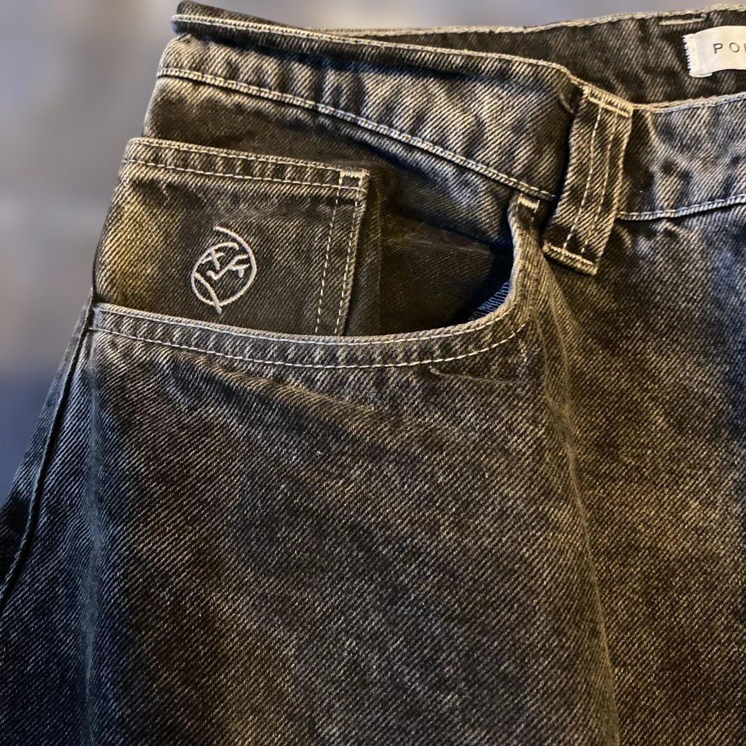 POLAR SKATE CO. グレー ワイドレッグデニム 中古品