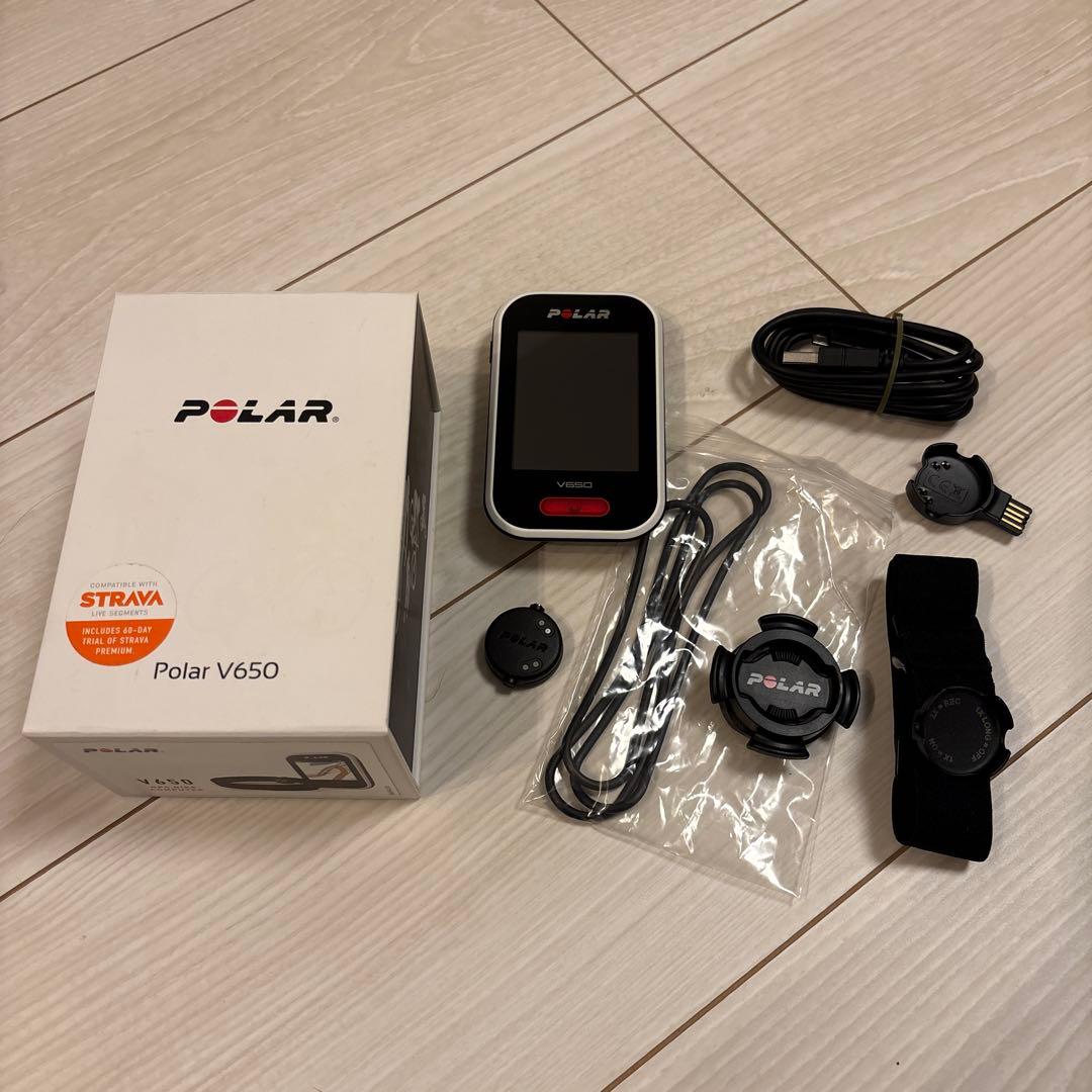 POLAR ポラール V650 GPSサイクルコンピュータ 心拍センサー OH1
