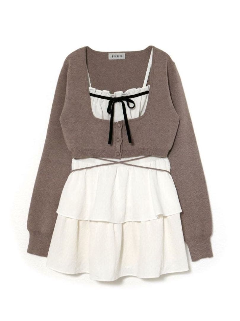 Bubblesレイヤードティアードワンピース - メルカリ